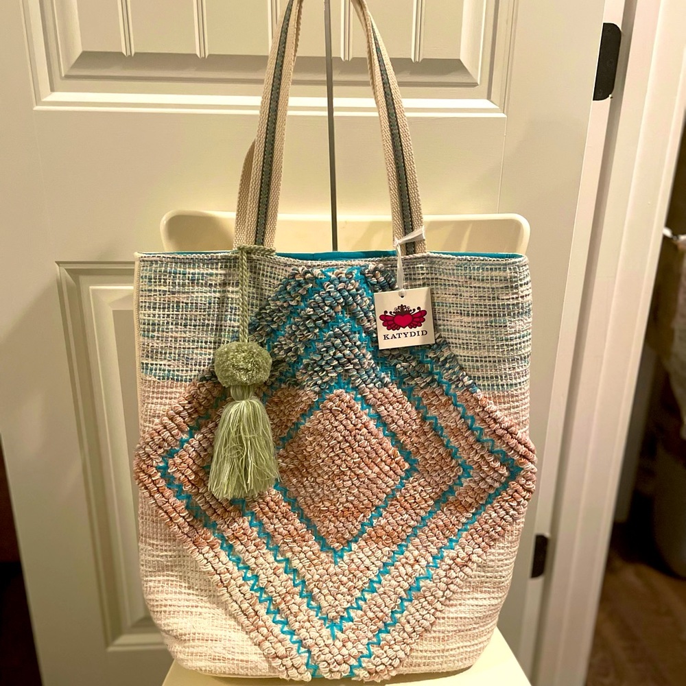 Katydid Large Canvas Tote